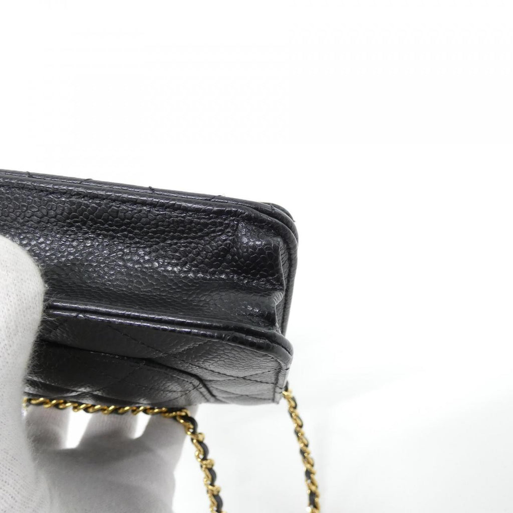 Chanel Timeless Classic Caviar Skin Wallet on Chain