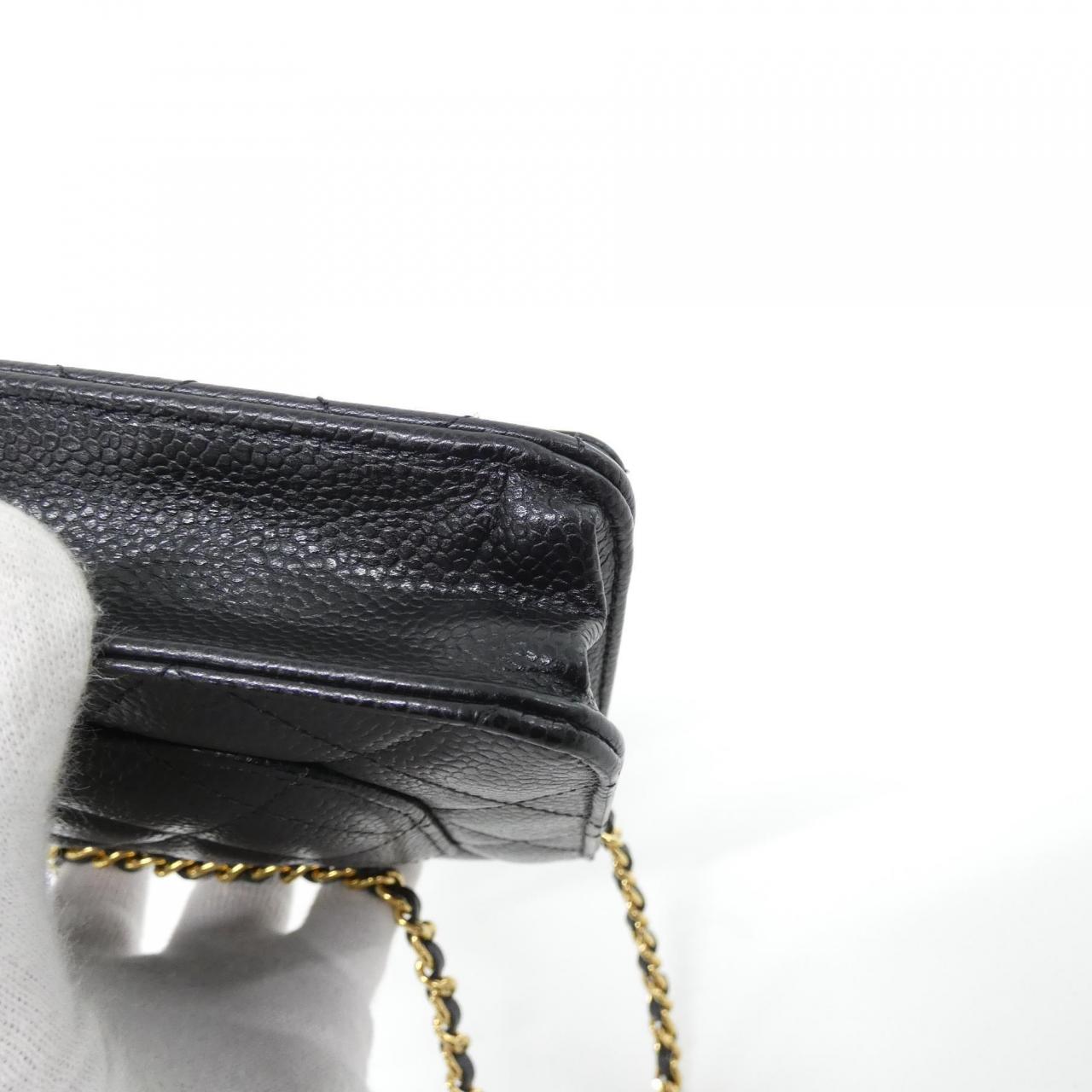 Chanel Timeless Classic Caviar Skin Wallet on Chain