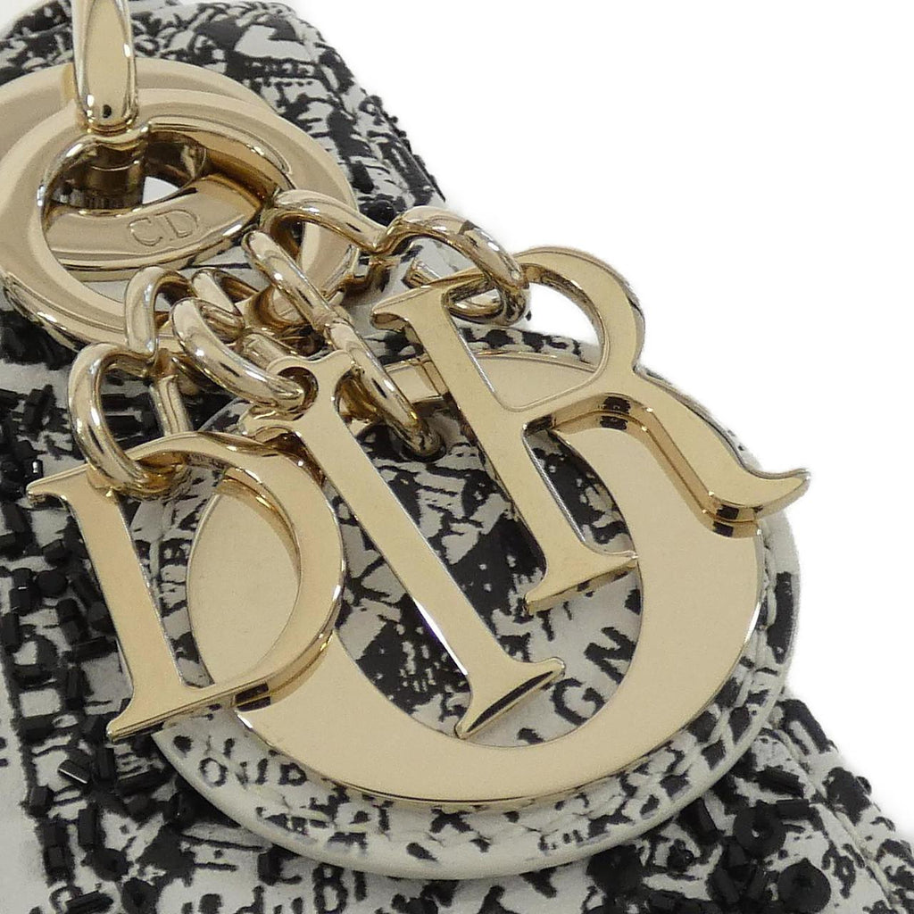 Christian Dior PLAN DE PARIS Lady Dior Leather Bag