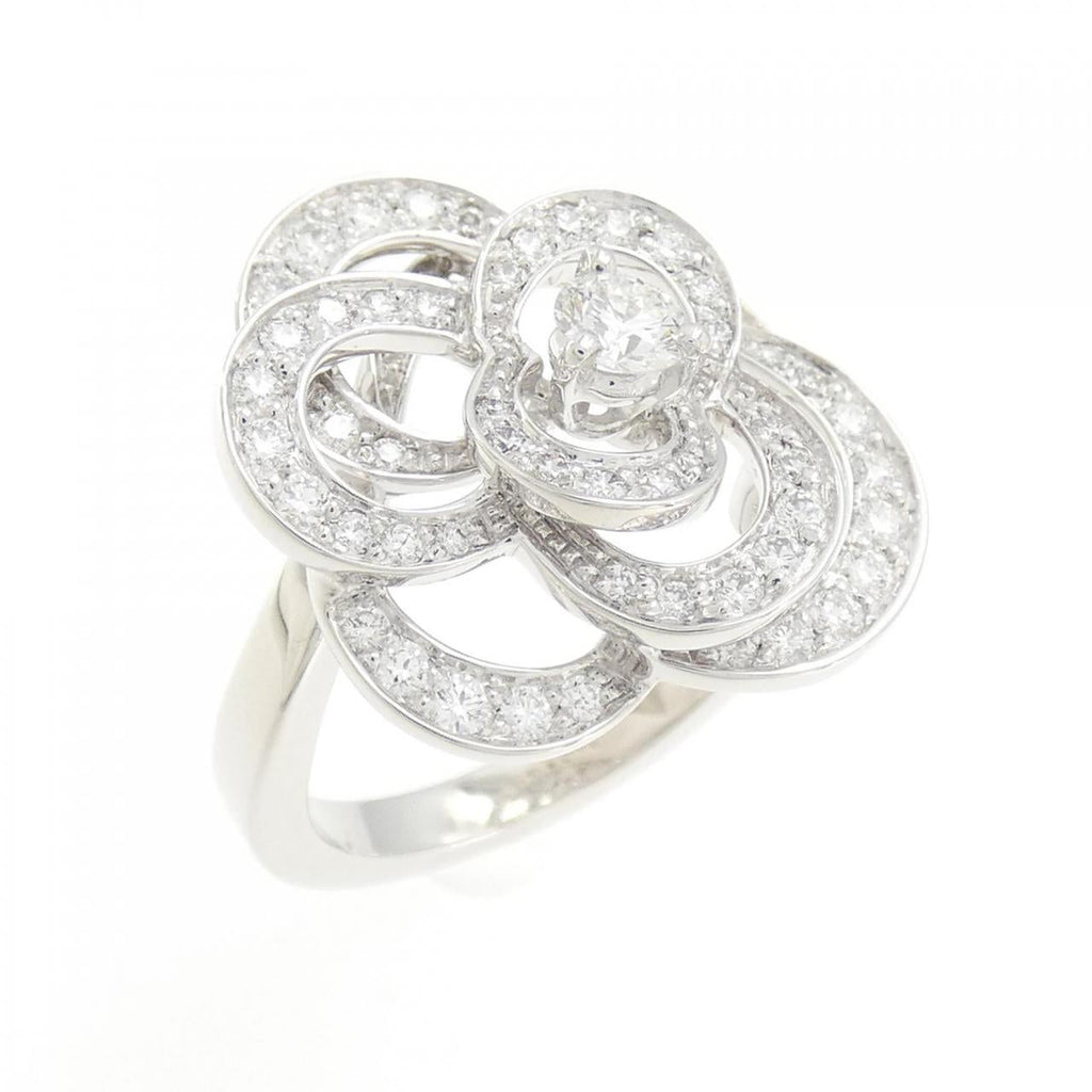 Chanel Camelia 750 White Gold Diamond Ring