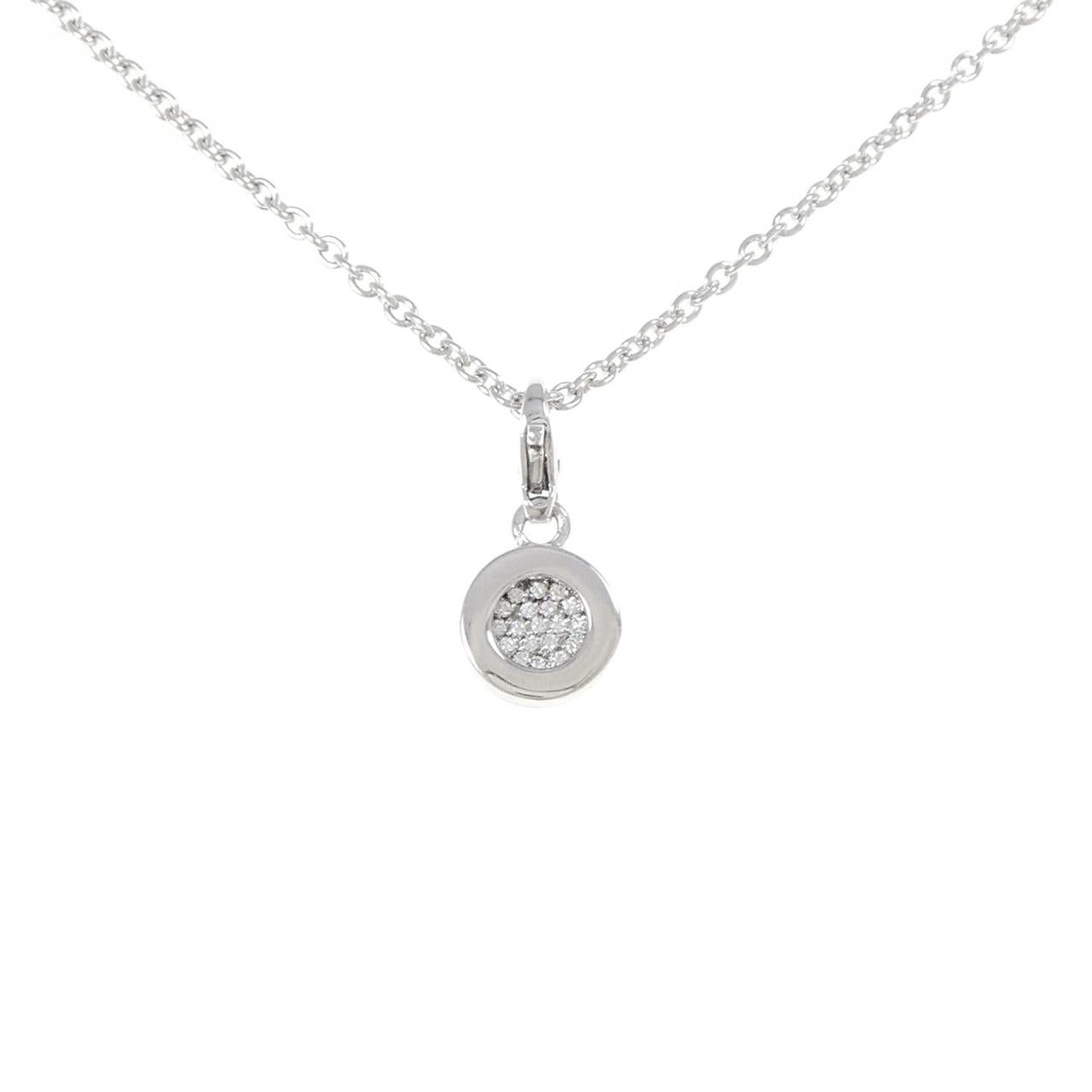 Chanel La Ronde 750 White Gold Diamond Necklace