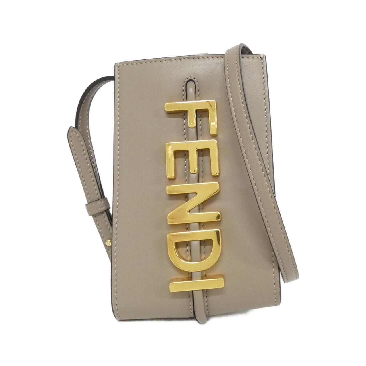 Fendi 7AS192 A5DY Leather Smartphone Pouch