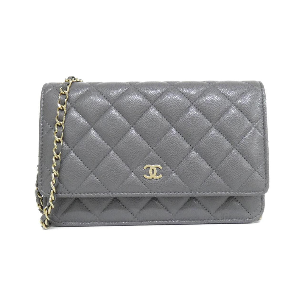 Chanel Timeless Classic Caviar Skin Wallet on Chain