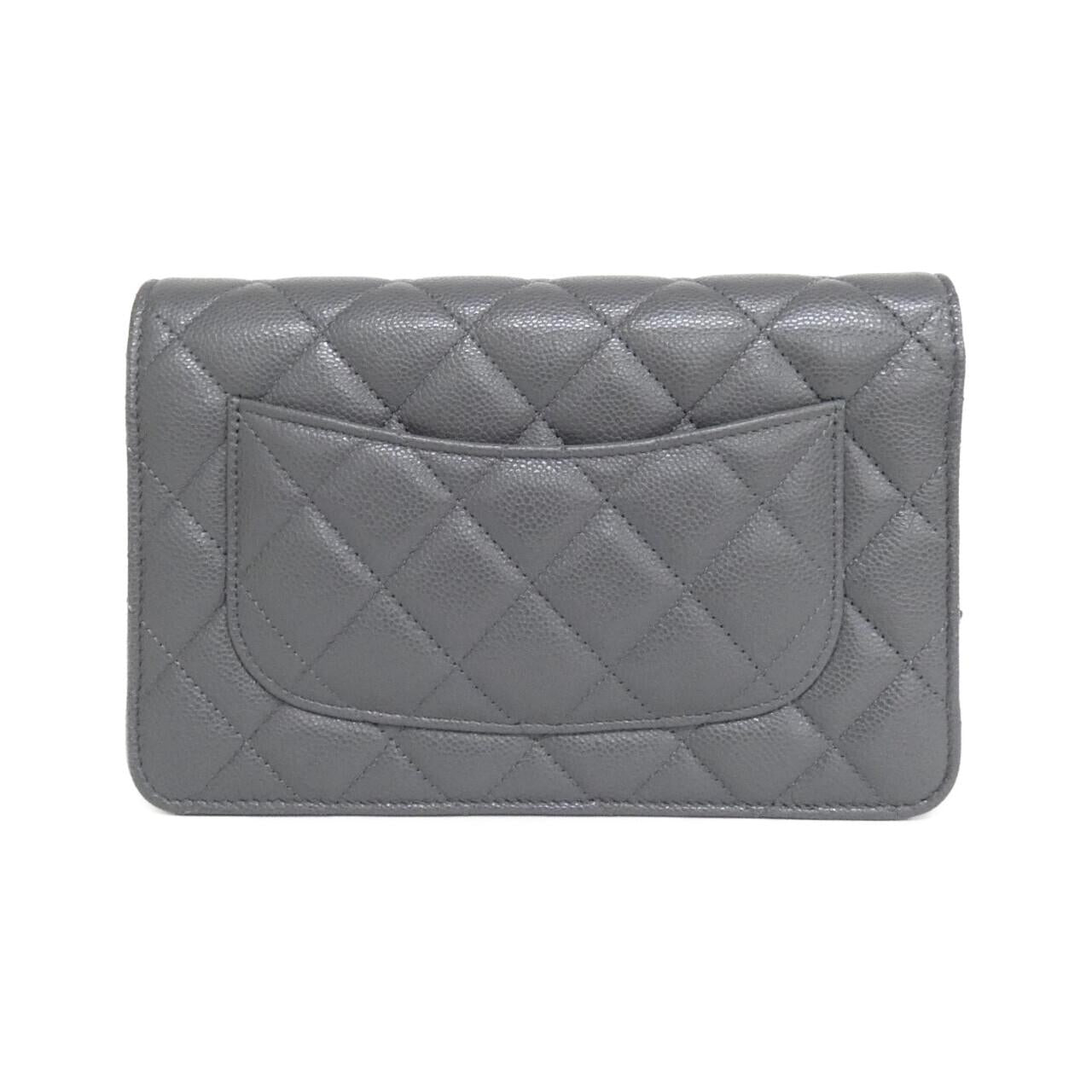 Chanel Timeless Classic Caviar Skin Wallet on Chain