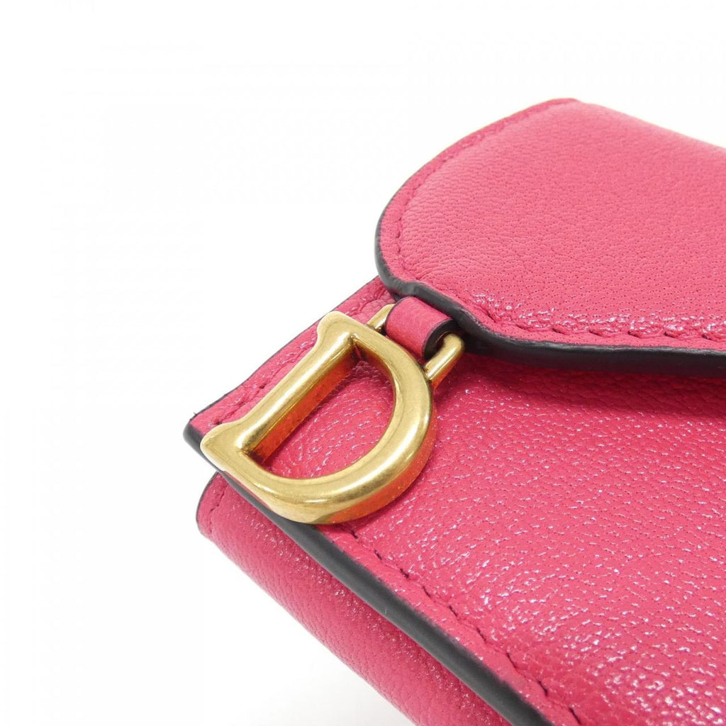 Christian Dior Saddle Goat Wallet
