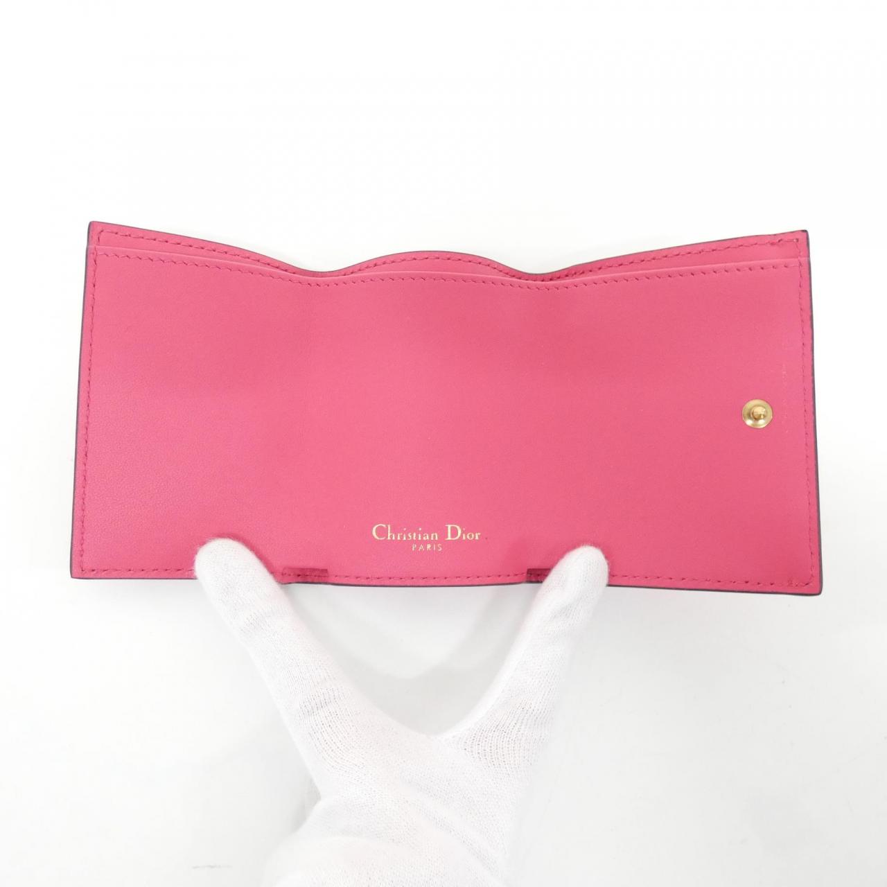 Christian Dior Saddle Goat Wallet