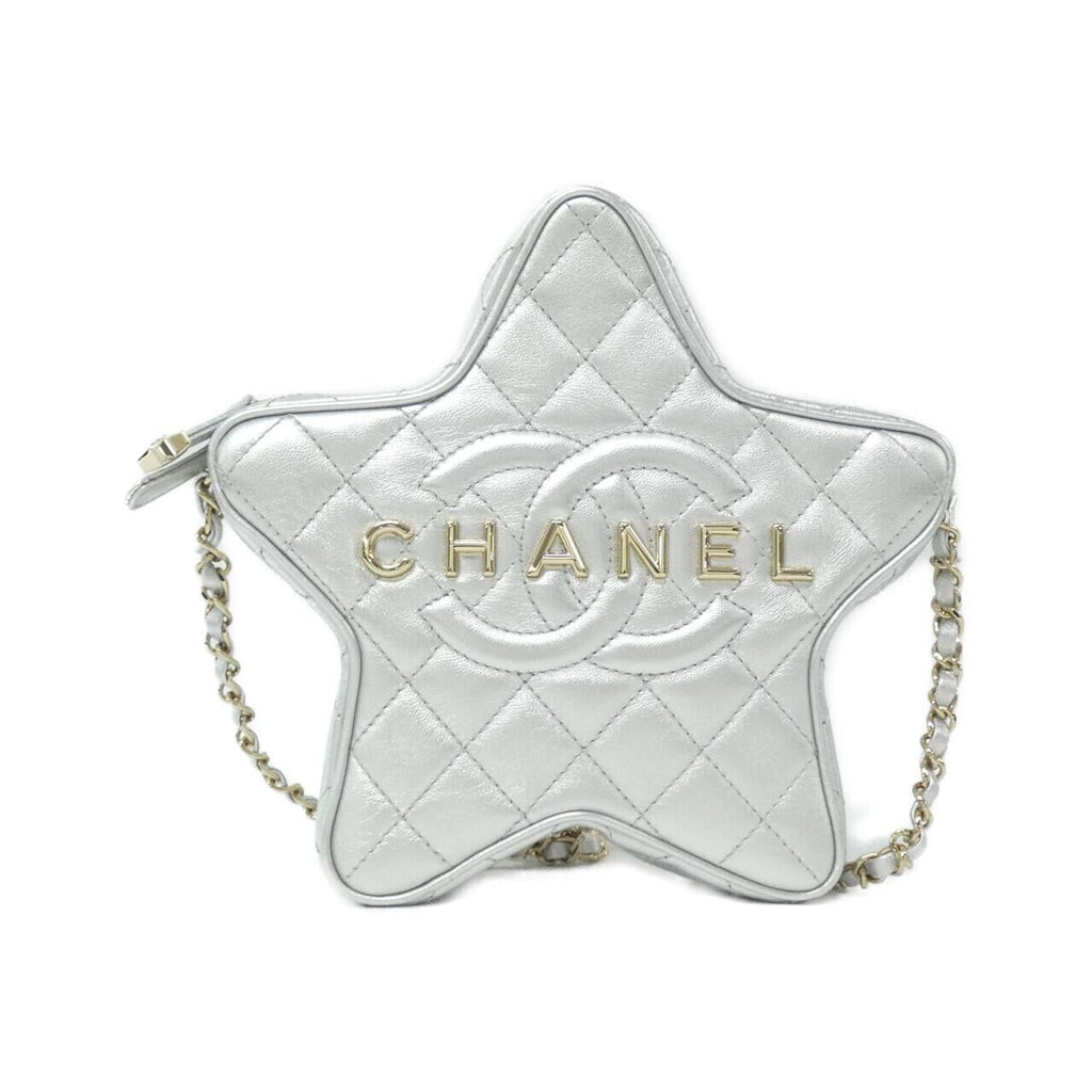 Chanel AS4579 Metallic Lambskin Shoulder Bag