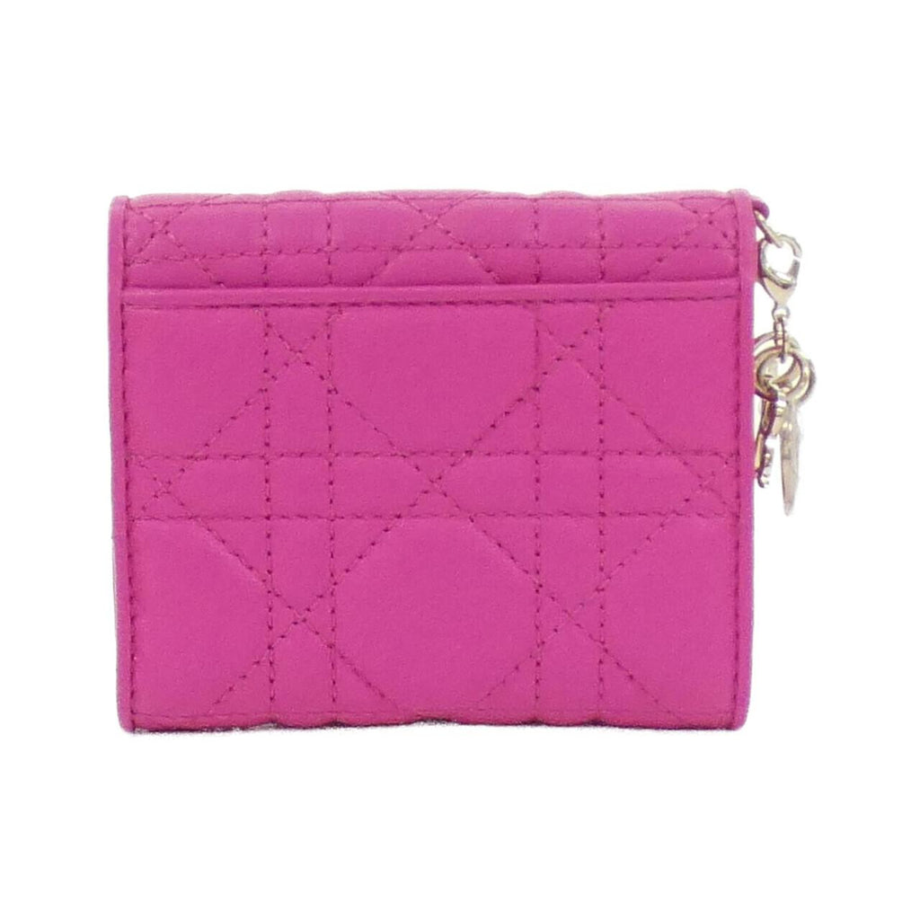 Christian Dior Lady Dior Lotus Wallet Lambskin Wallet