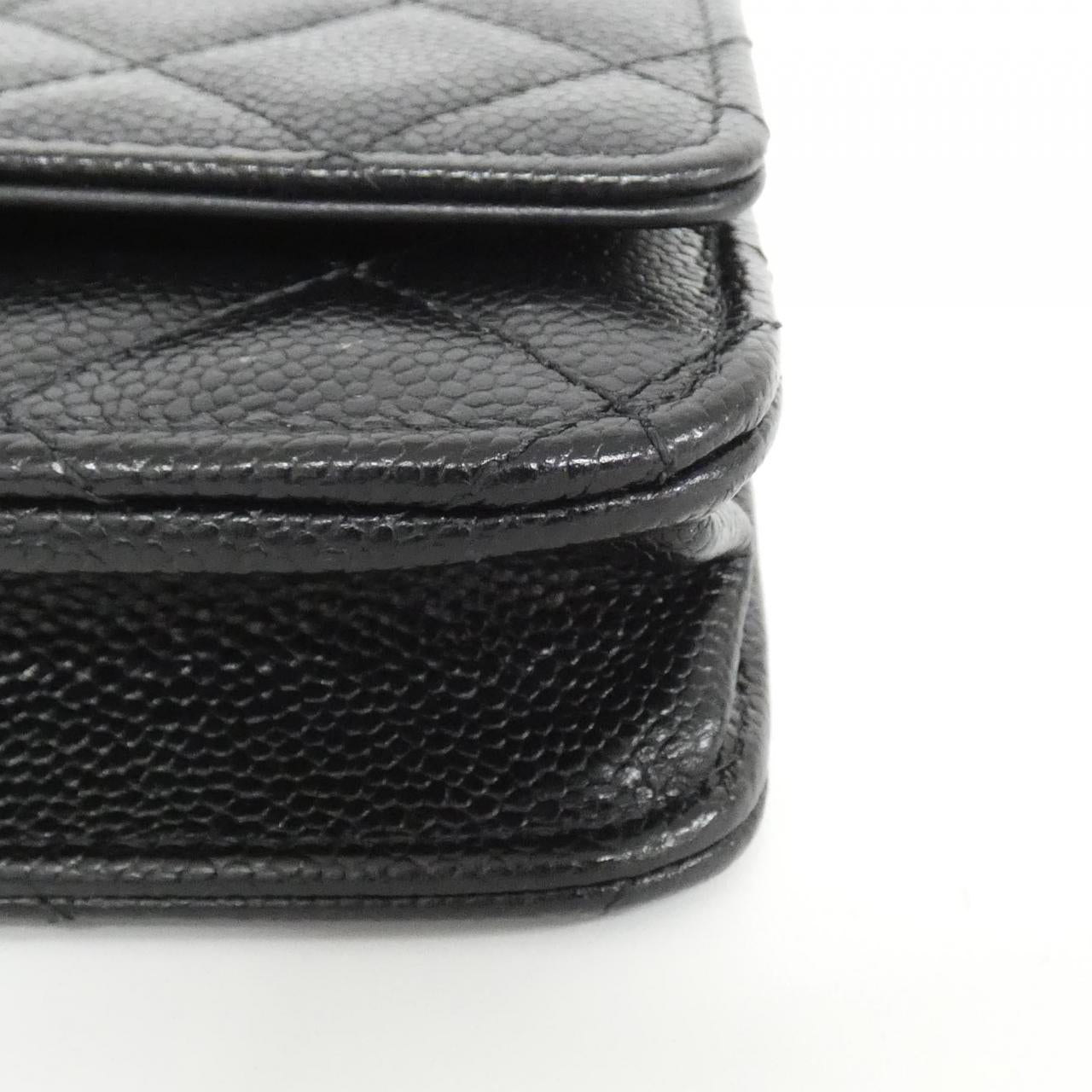 Chanel AP2804 Caviar Skin Wallet on Chain