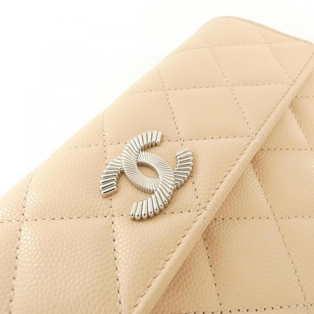 Chanel AP4327 Caviar Skin Long Wallet