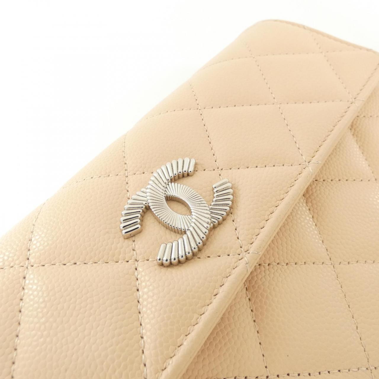 Chanel AP4327 Caviar Skin Long Wallet