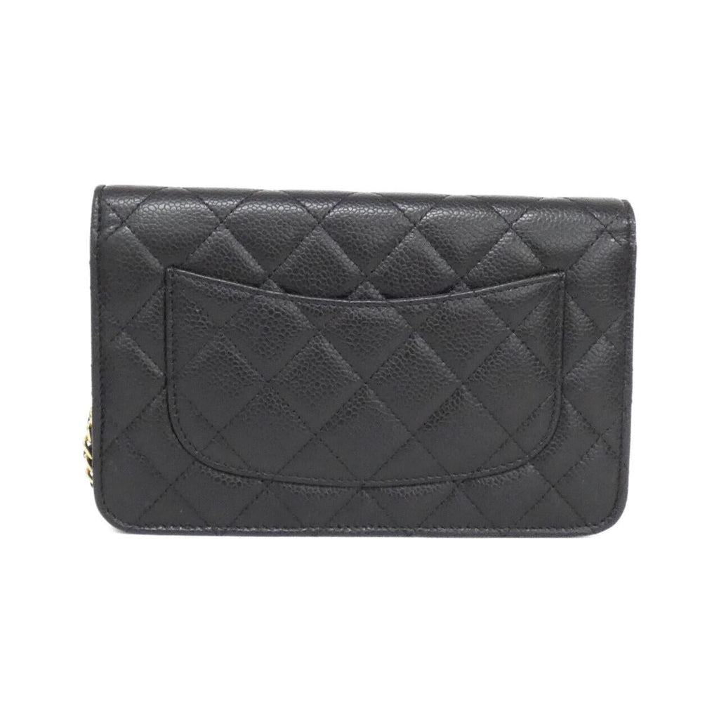 Chanel Timeless Classic Caviar Skin Wallet on Chain