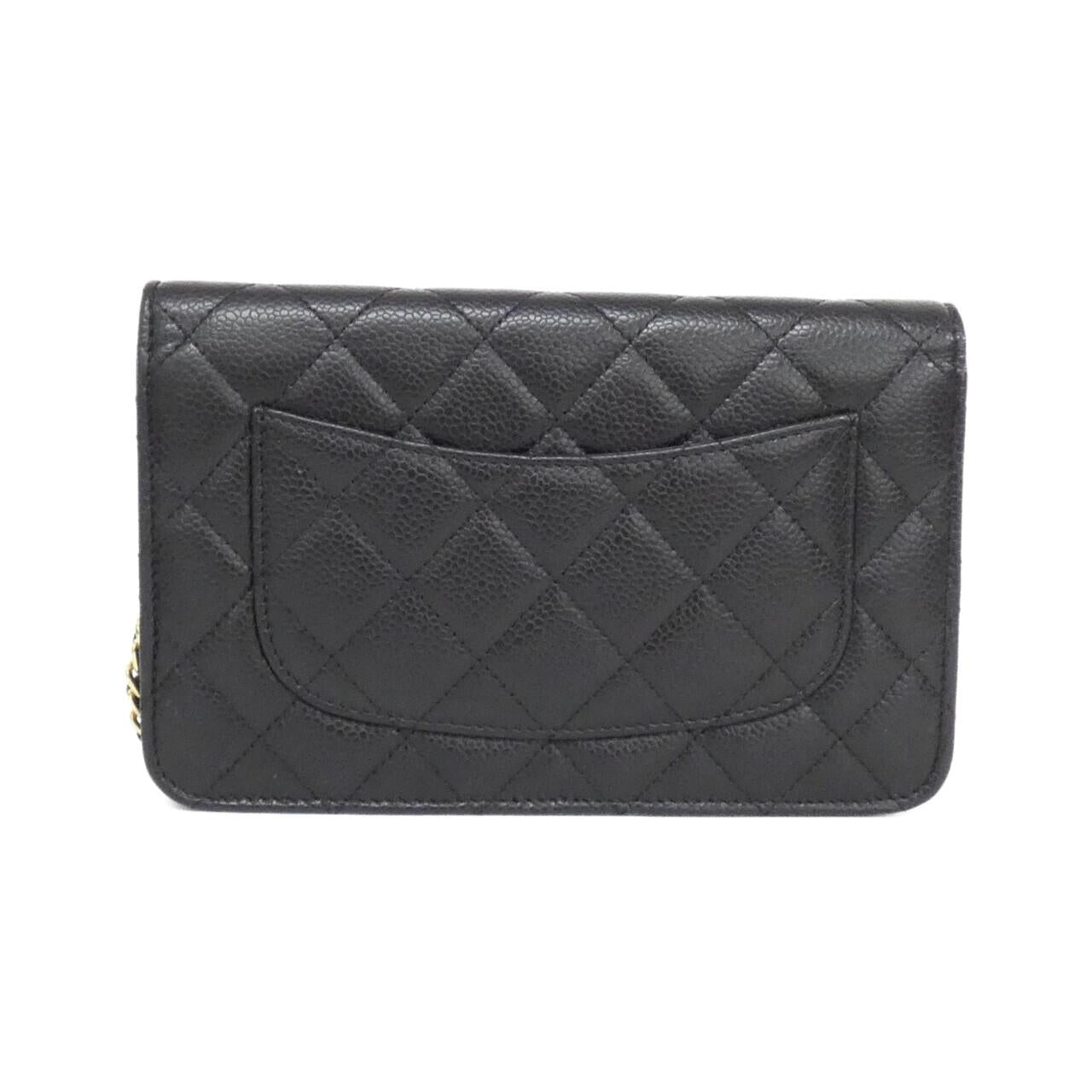 Chanel Timeless Classic Caviar Skin Wallet on Chain
