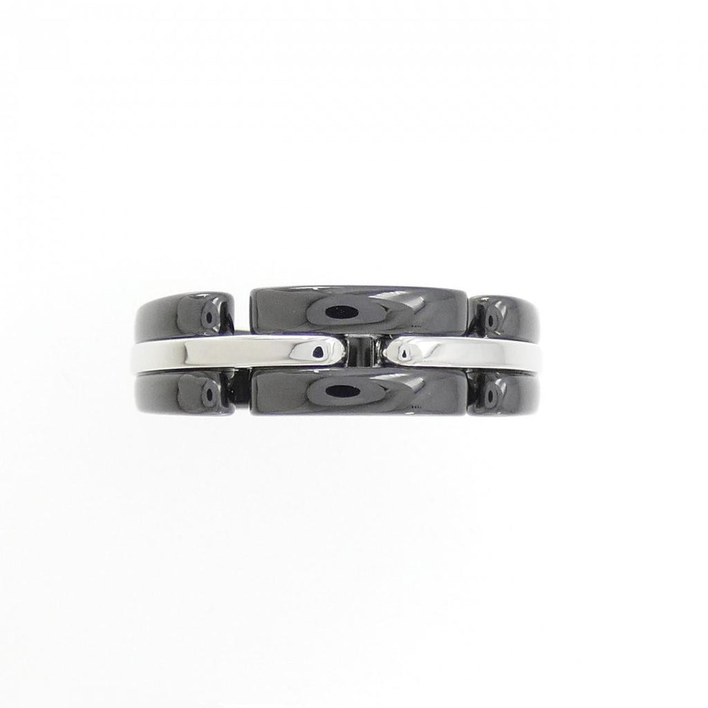 Chanel Ultra Collection 750 White Gold Ceramic Ring