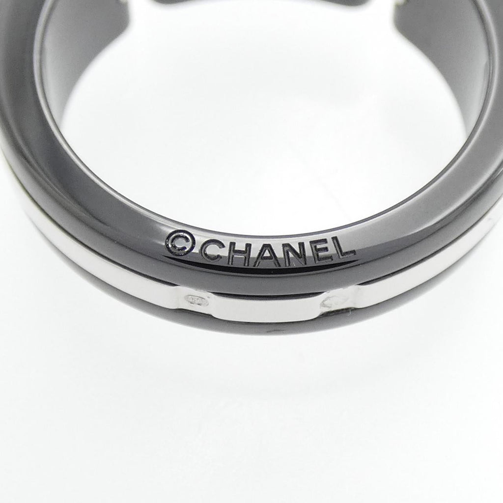 Chanel Ultra Collection 750 White Gold Ceramic Ring