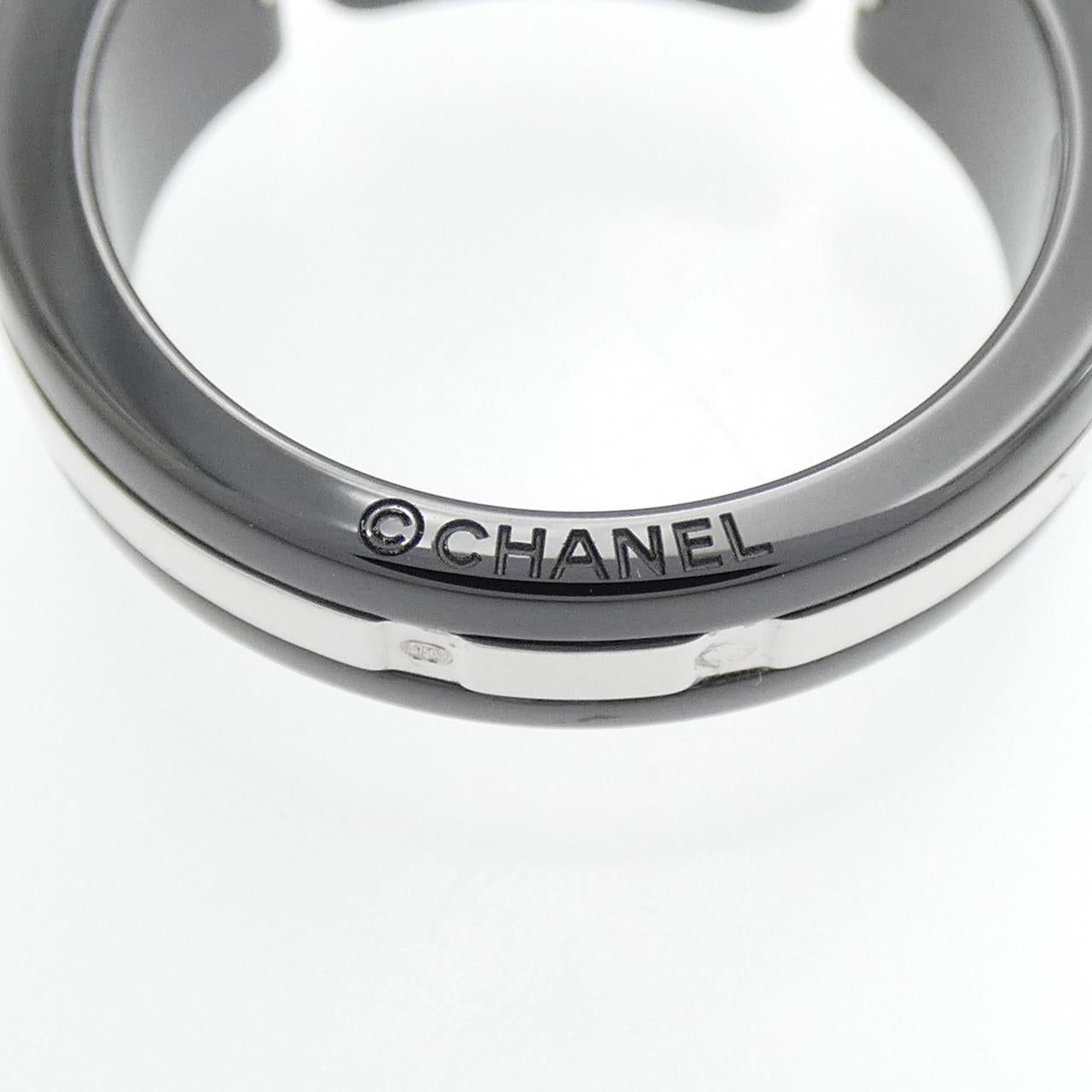 Chanel Ultra Collection 750 White Gold Ceramic Ring