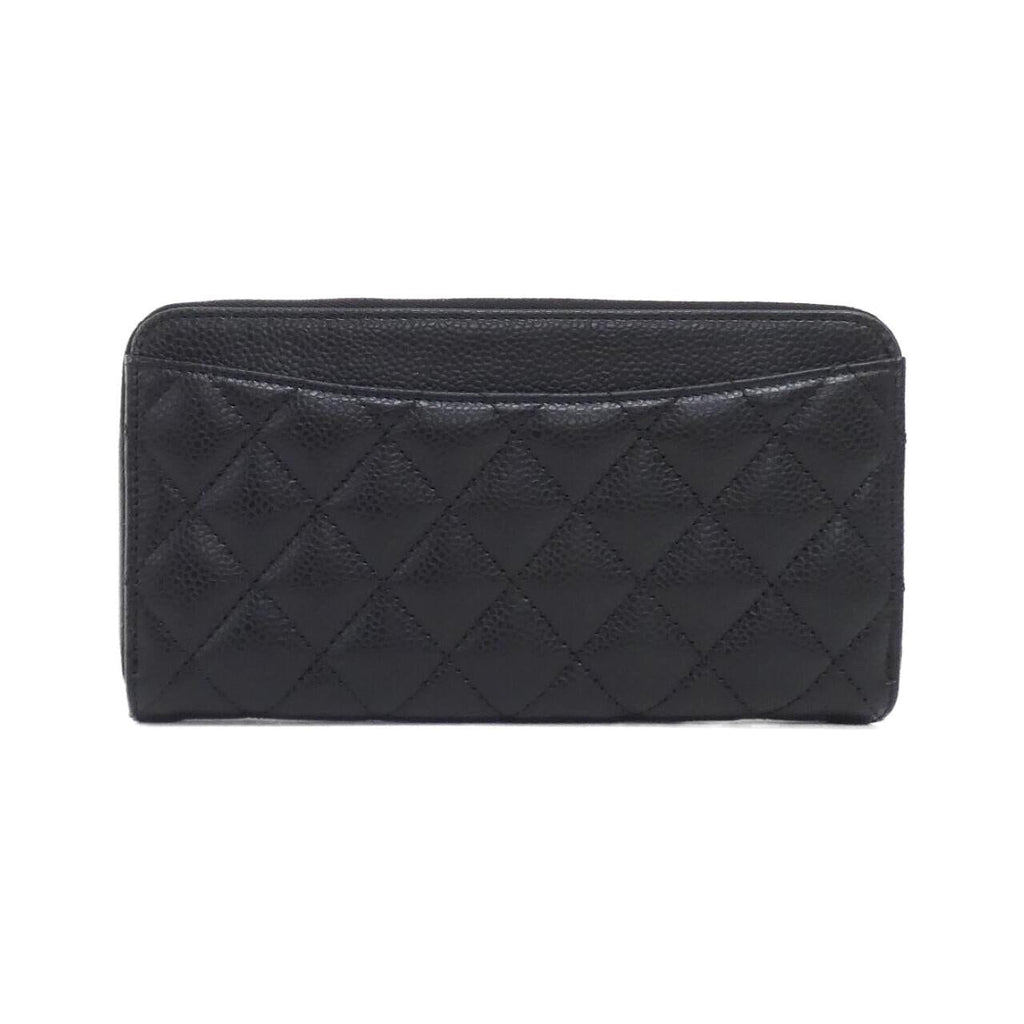 Chanel Timeless Classic Caviar Skin Long Wallet