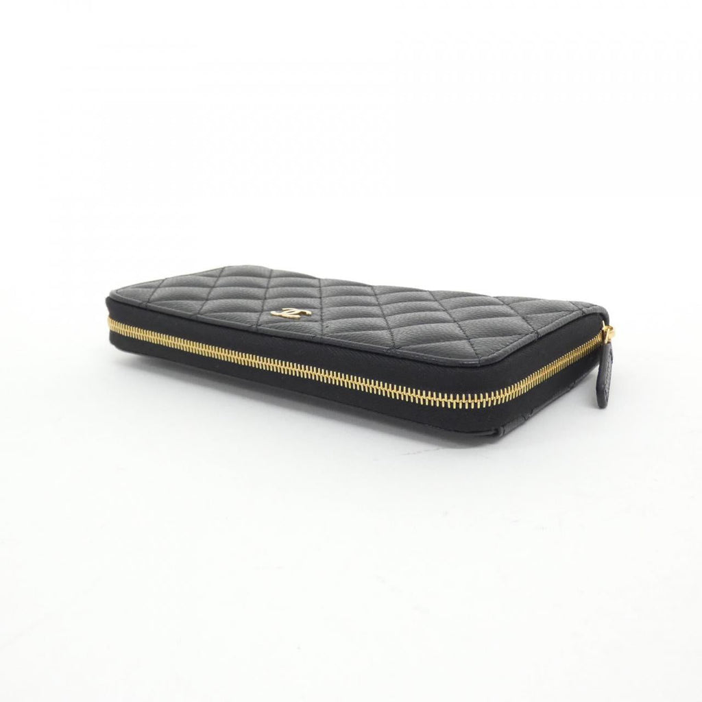 Chanel Timeless Classic Caviar Skin Long Wallet