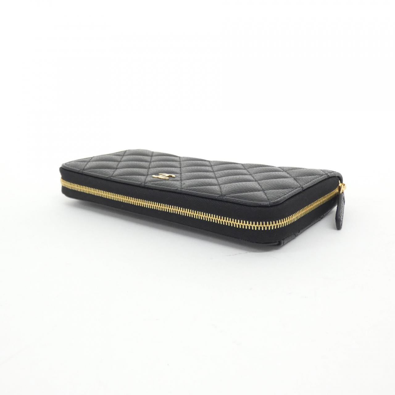 Chanel Timeless Classic Caviar Skin Long Wallet