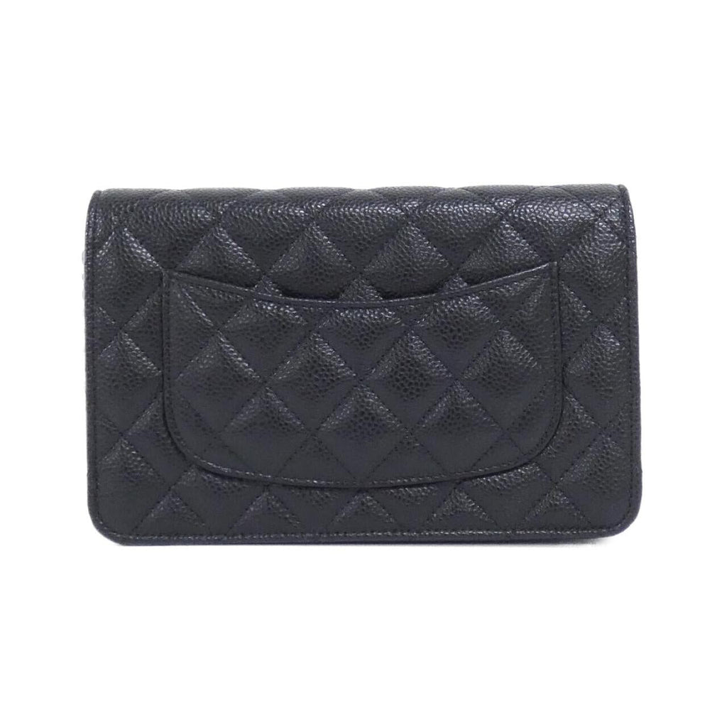 Chanel Timeless Classic Caviar Skin Wallet on Chain