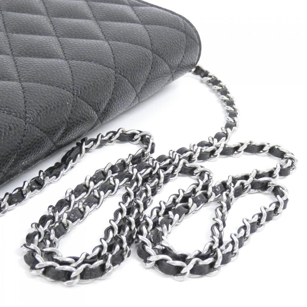 Chanel Timeless Classic Caviar Skin Wallet on Chain