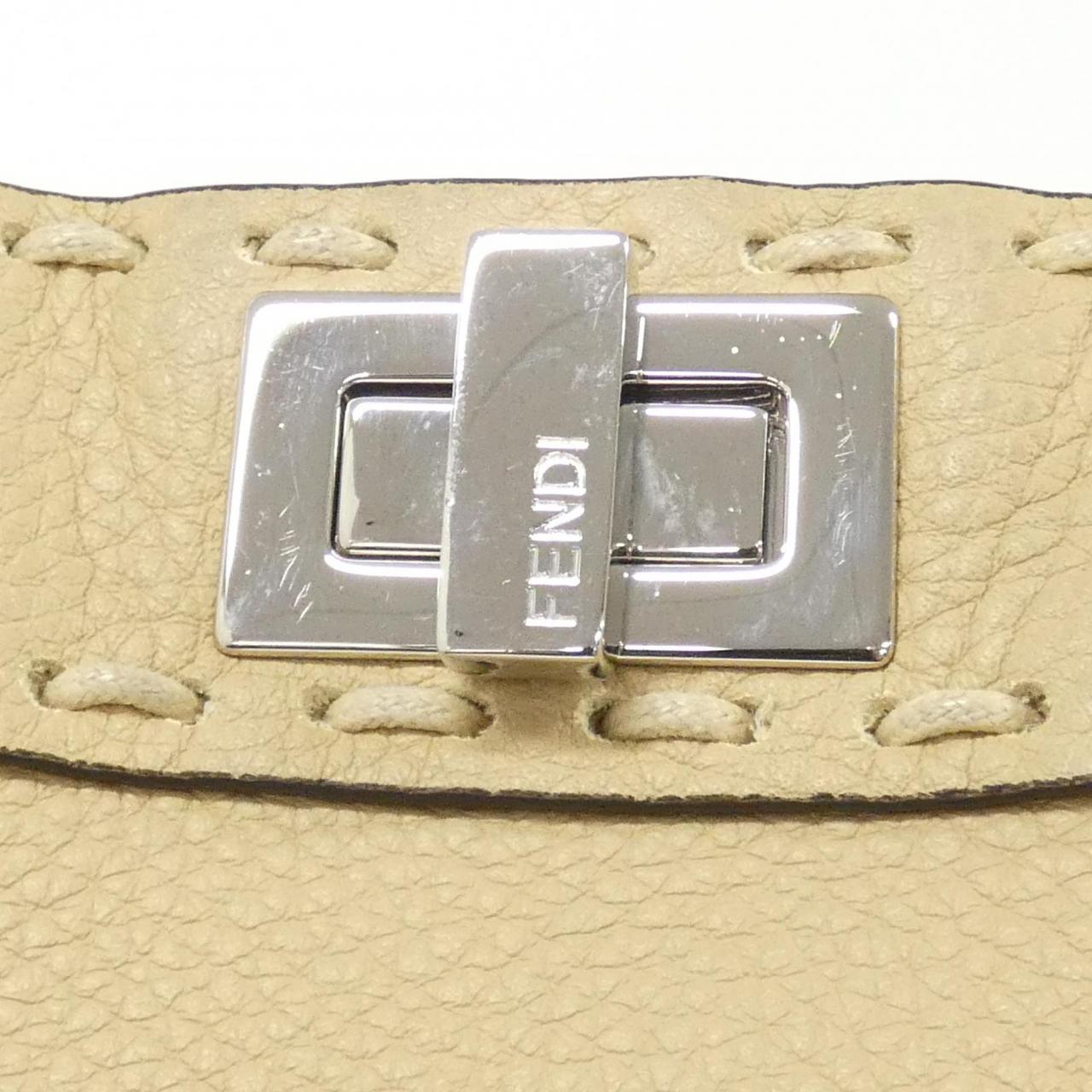 Fendi Selleria Peekaboo Mini Calf Bag