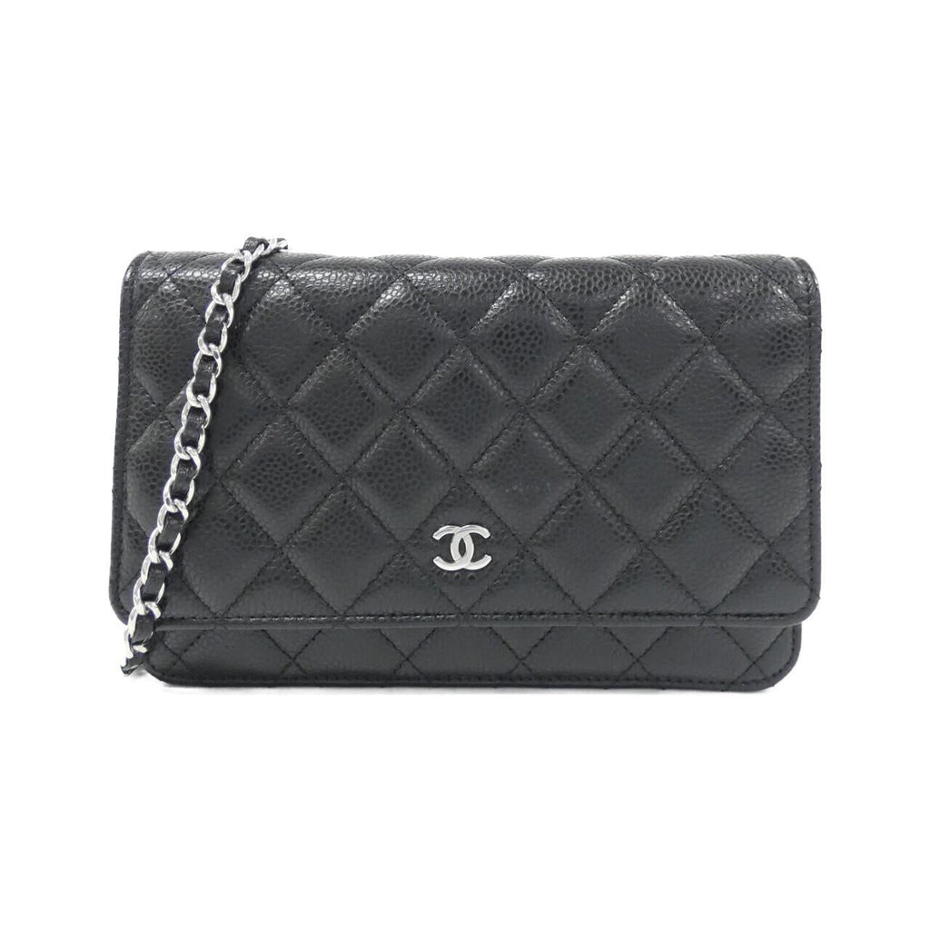 Chanel Timeless Classic Caviar Skin Wallet on Chain