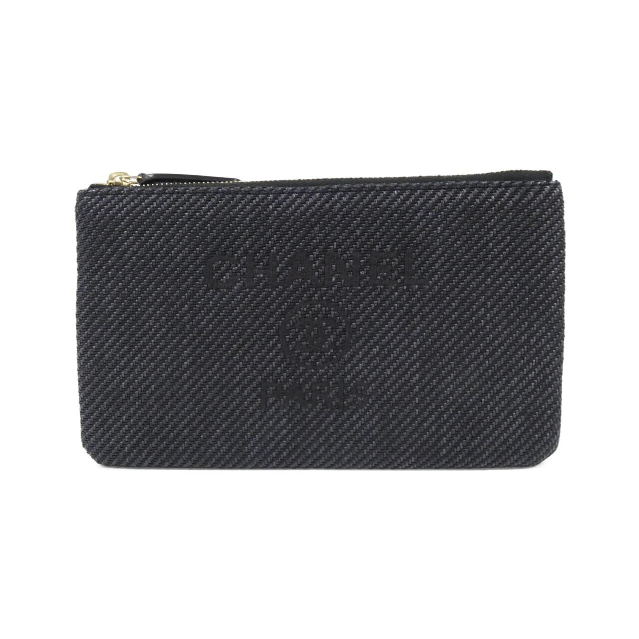 Chanel Deauville Line Nylon Canvas Pouch