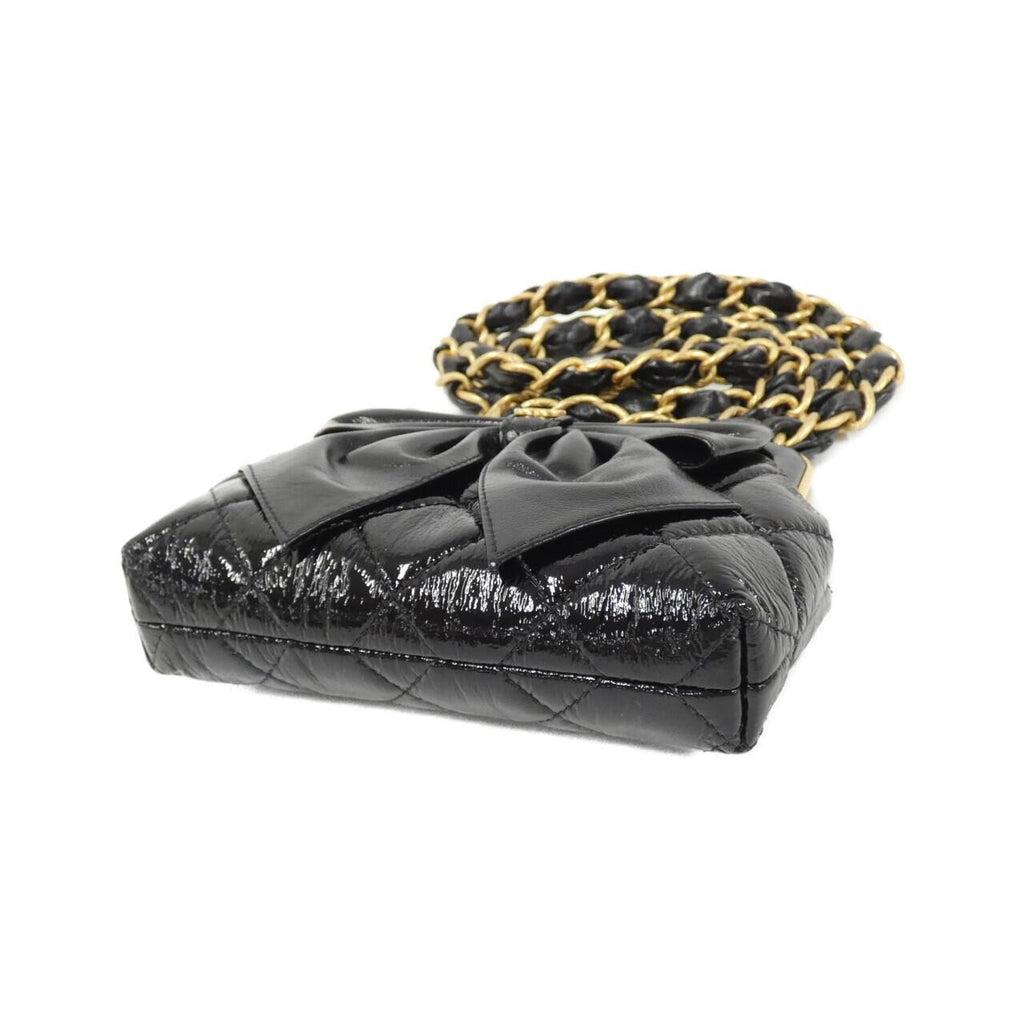 Chanel AP4028 Enamel Lambskin Chain Clutch