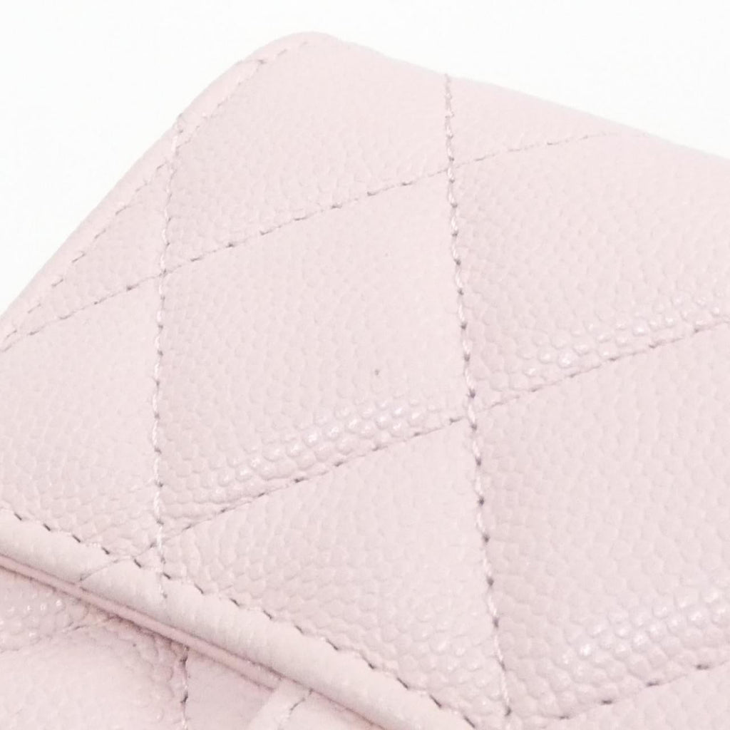 Chanel Timeless Classic Caviar Skin Chain Clutch