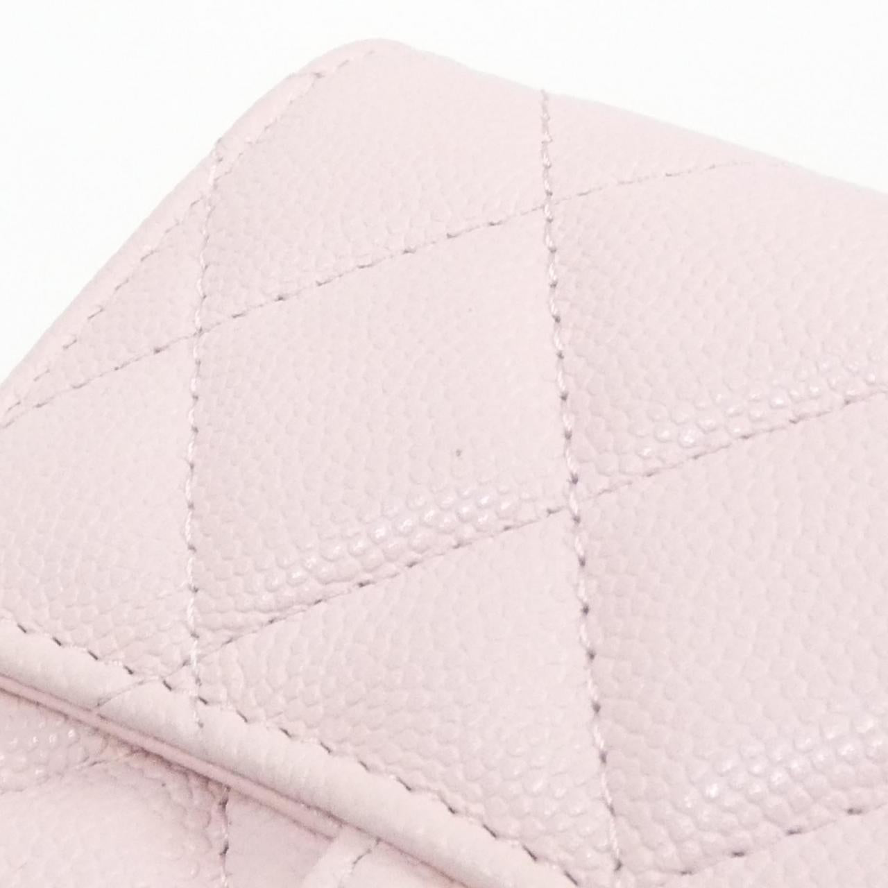 Chanel Timeless Classic Caviar Skin Chain Clutch