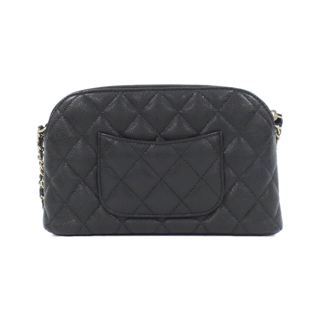 Chanel Timeless Classic Caviar Skin Chain Clutch