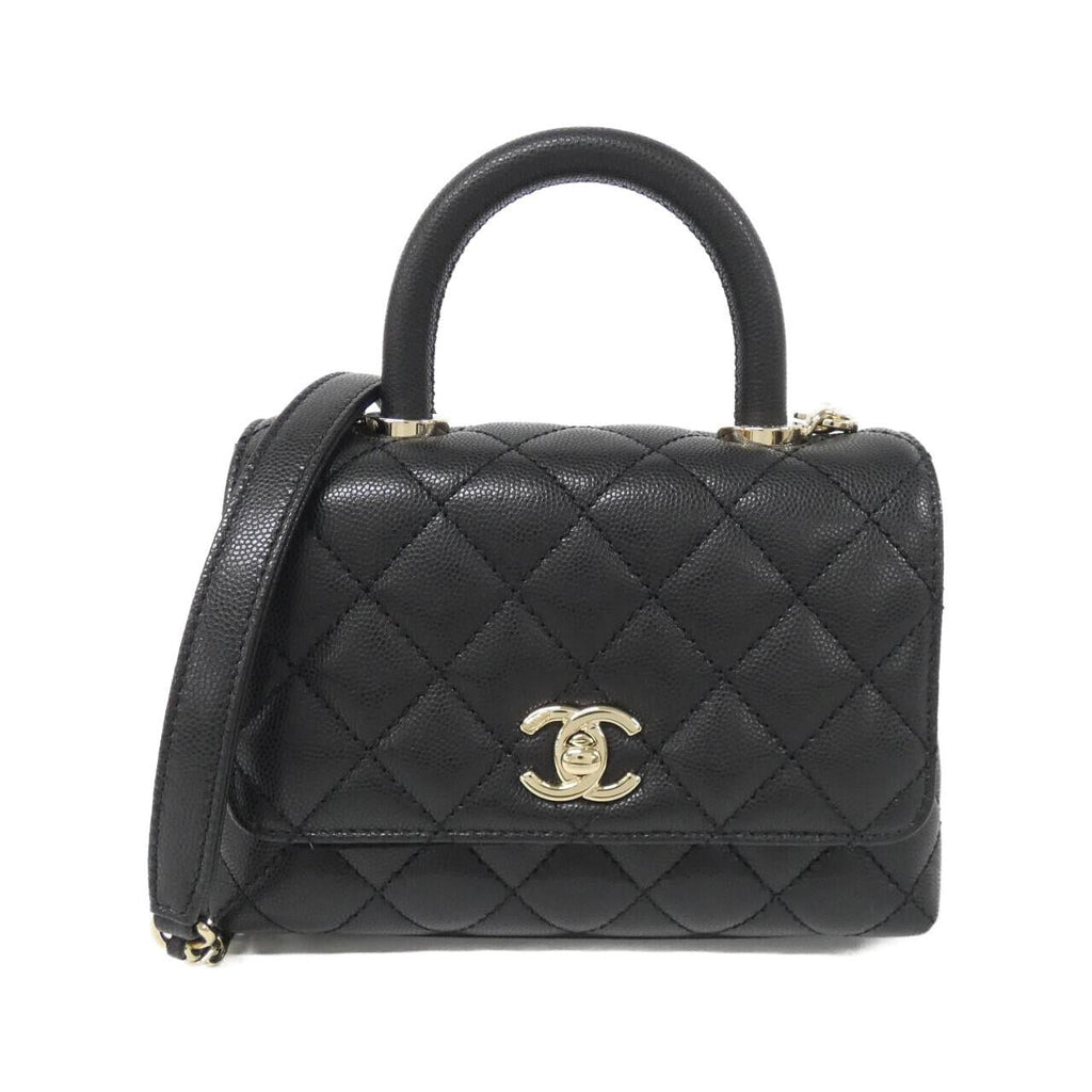 Chanel Coco Handle Caviar Skin Bag