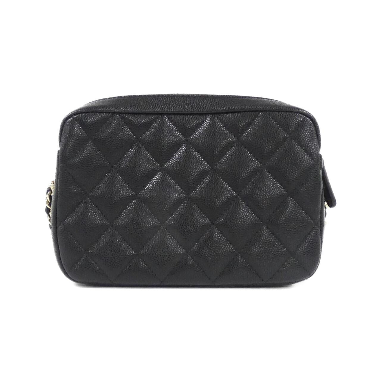 Chanel Timeless Classic Line Caviar Skin Chain Clutch