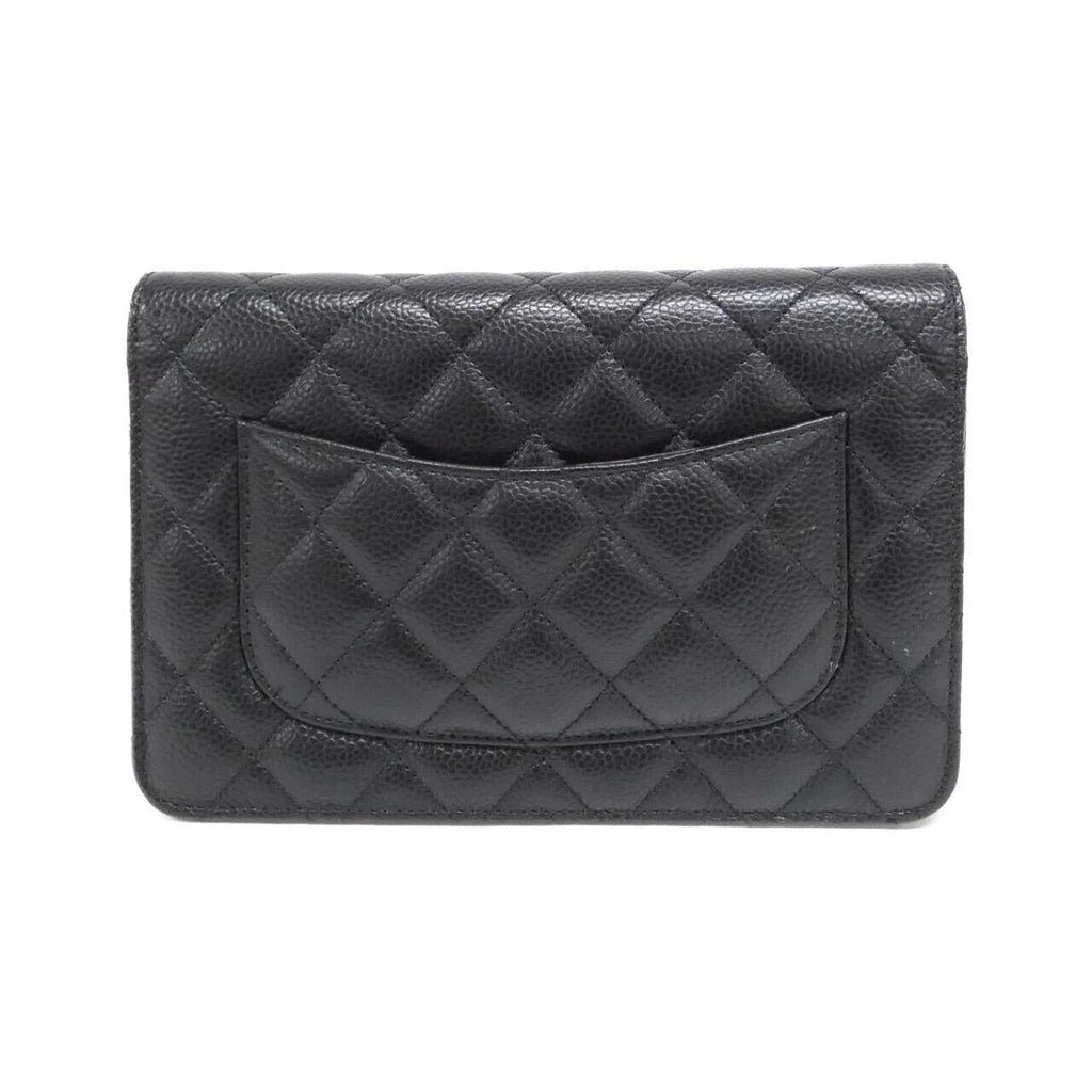 Chanel Timeless Classic Caviar Skin Wallet on Chain