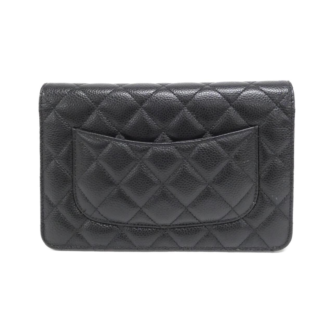 Chanel Timeless Classic Caviar Skin Wallet on Chain