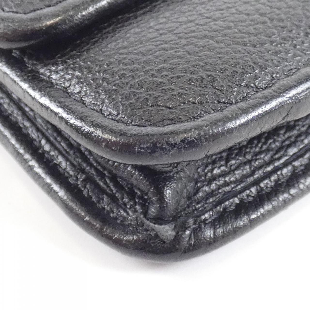 Chanel Butterfly Line Calfskin Chain Wallet