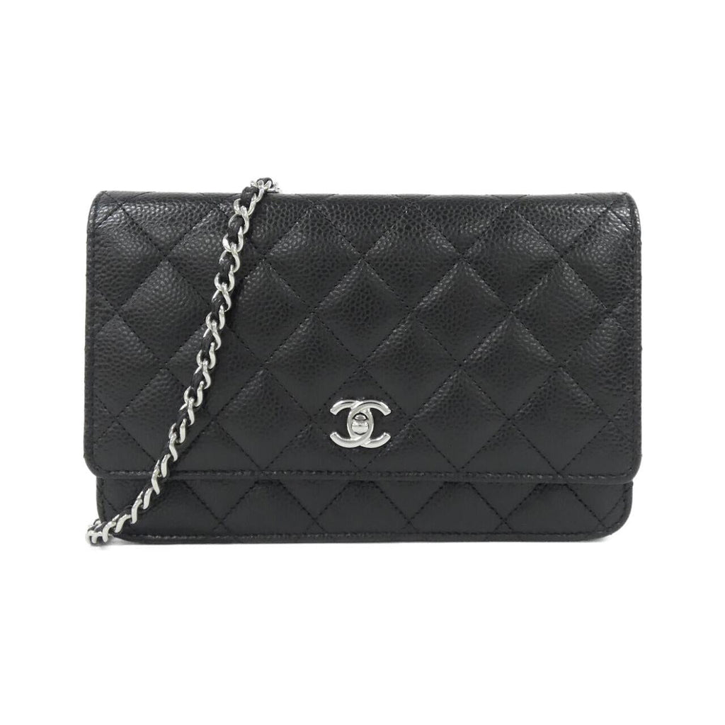 Chanel AP4241 Caviar Skin Wallet on Chain