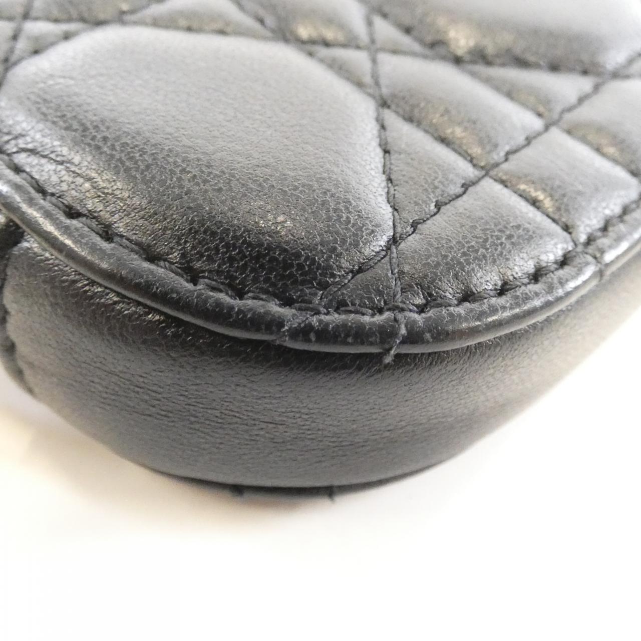 Christian Dior Lady Dior Phone Holder Lambskin Phone Case
