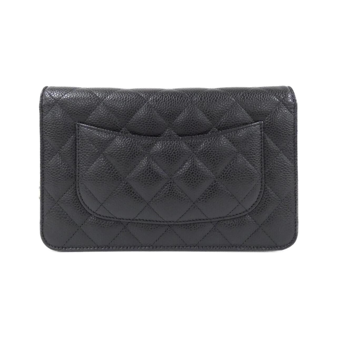 Chanel Timeless Classic Caviar Skin Wallet on Chain