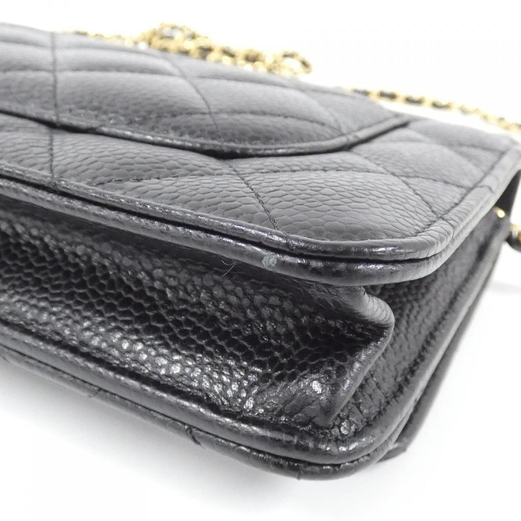 Chanel Timeless Classic Caviar Skin Wallet on Chain