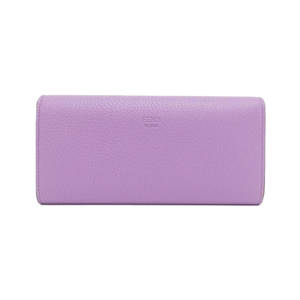 Fendi Peekaboo Calfskin Long Wallet