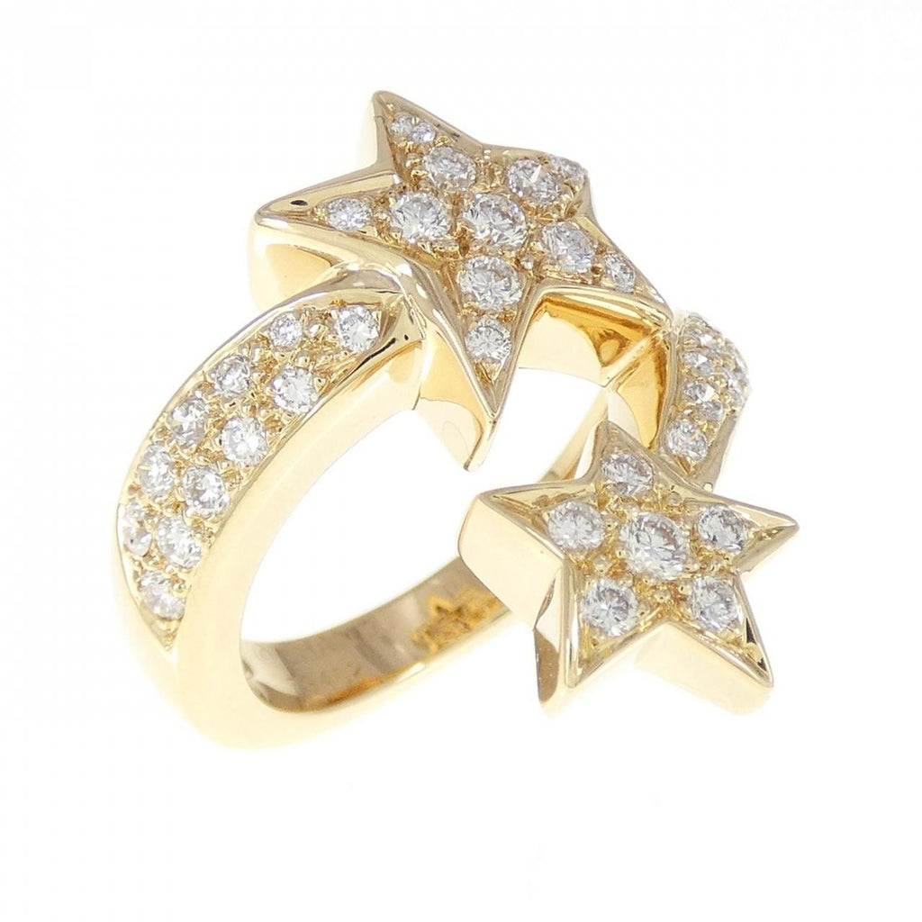 Chanel Twin Comet Au750 Diamond Ring
