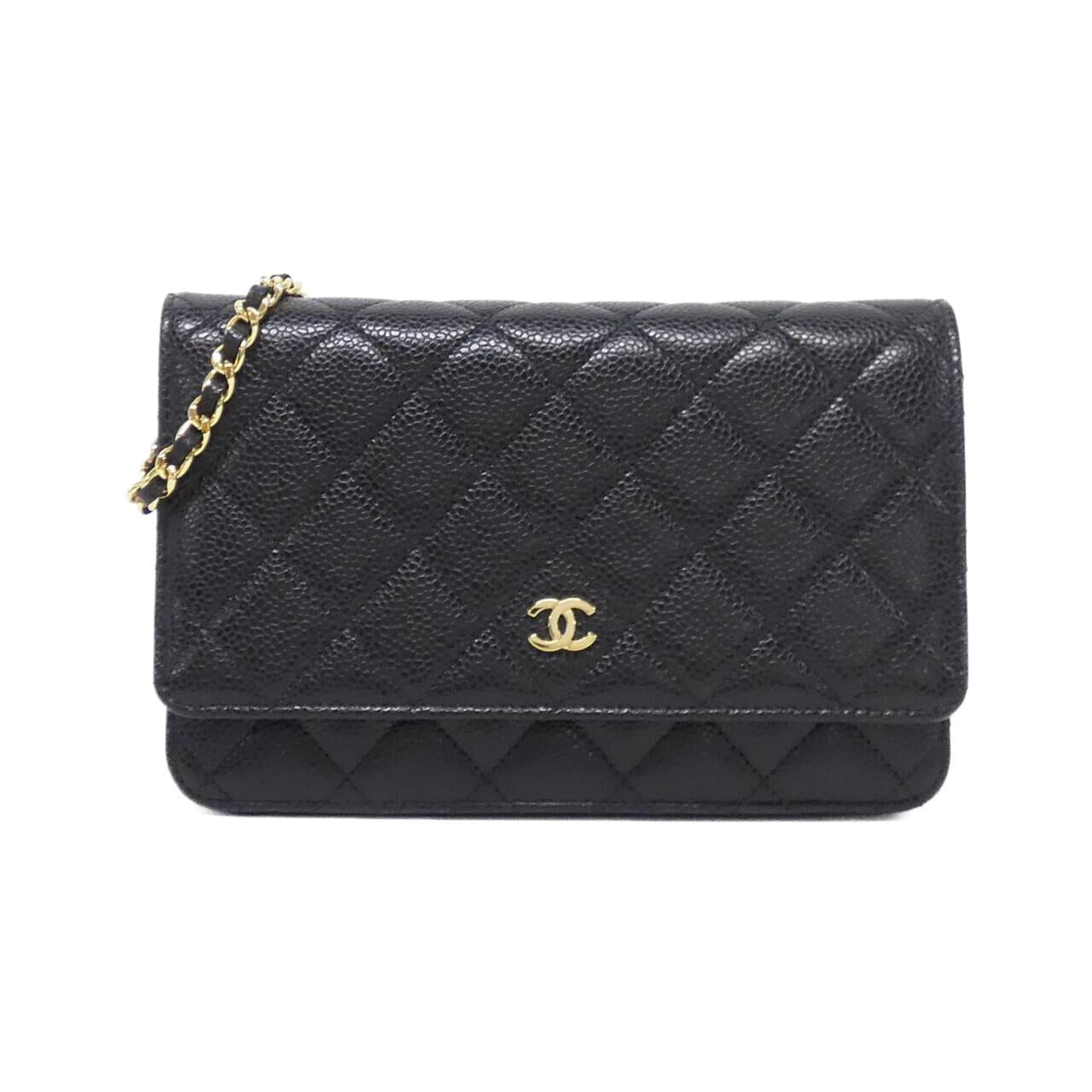 Chanel Timeless Classic Line Caviar Skin Wallet