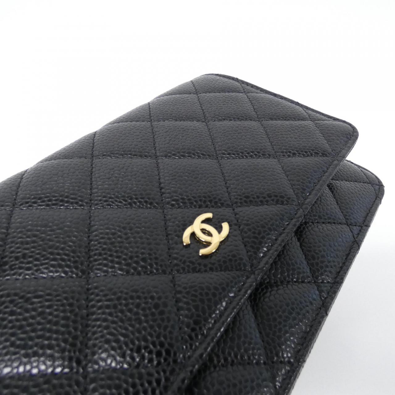 Chanel Timeless Classic Line Caviar Skin Wallet