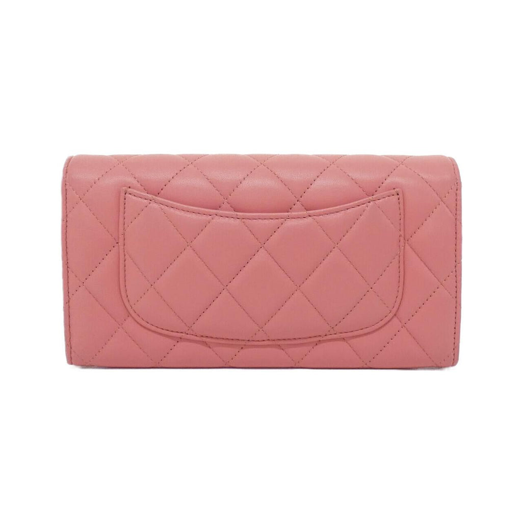 Chanel Timeless Classic Line Lambskin Long Wallet