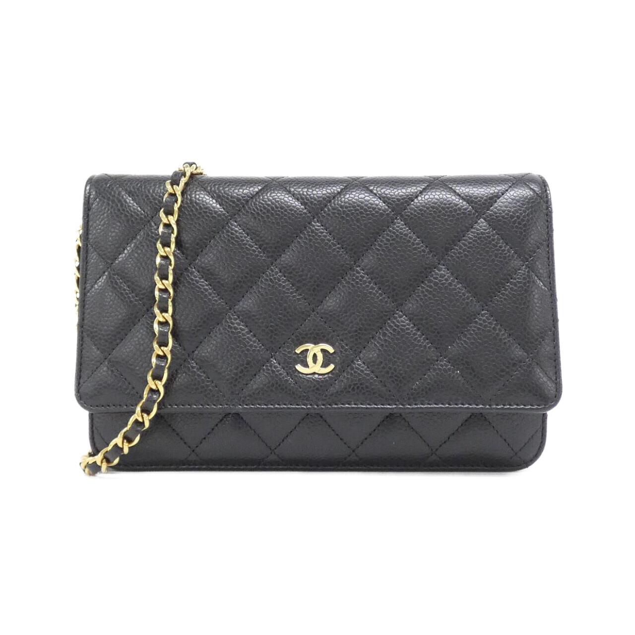 Chanel Timeless Classic Caviar Skin Wallet on Chain