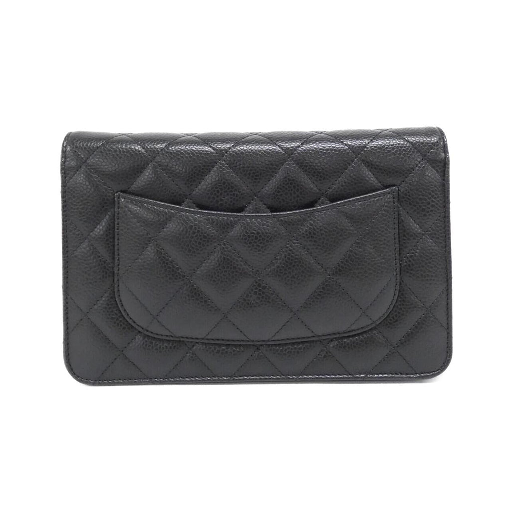 Chanel Timeless Classic Caviar Skin Wallet on Chain