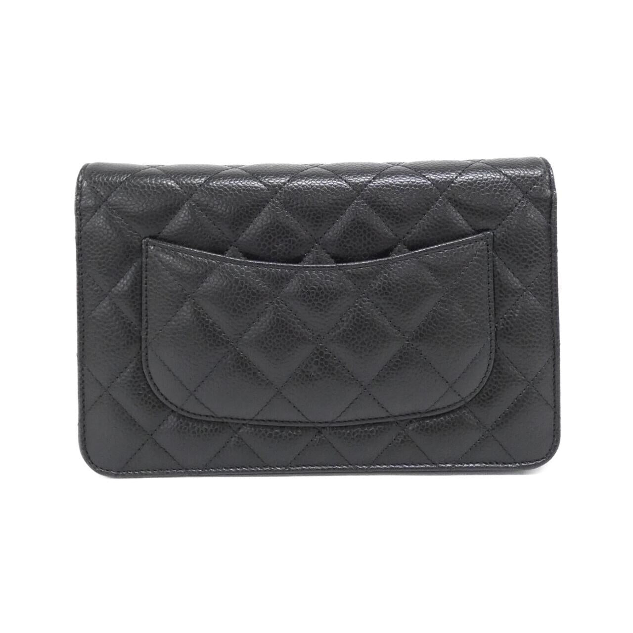 Chanel Timeless Classic Caviar Skin Wallet on Chain