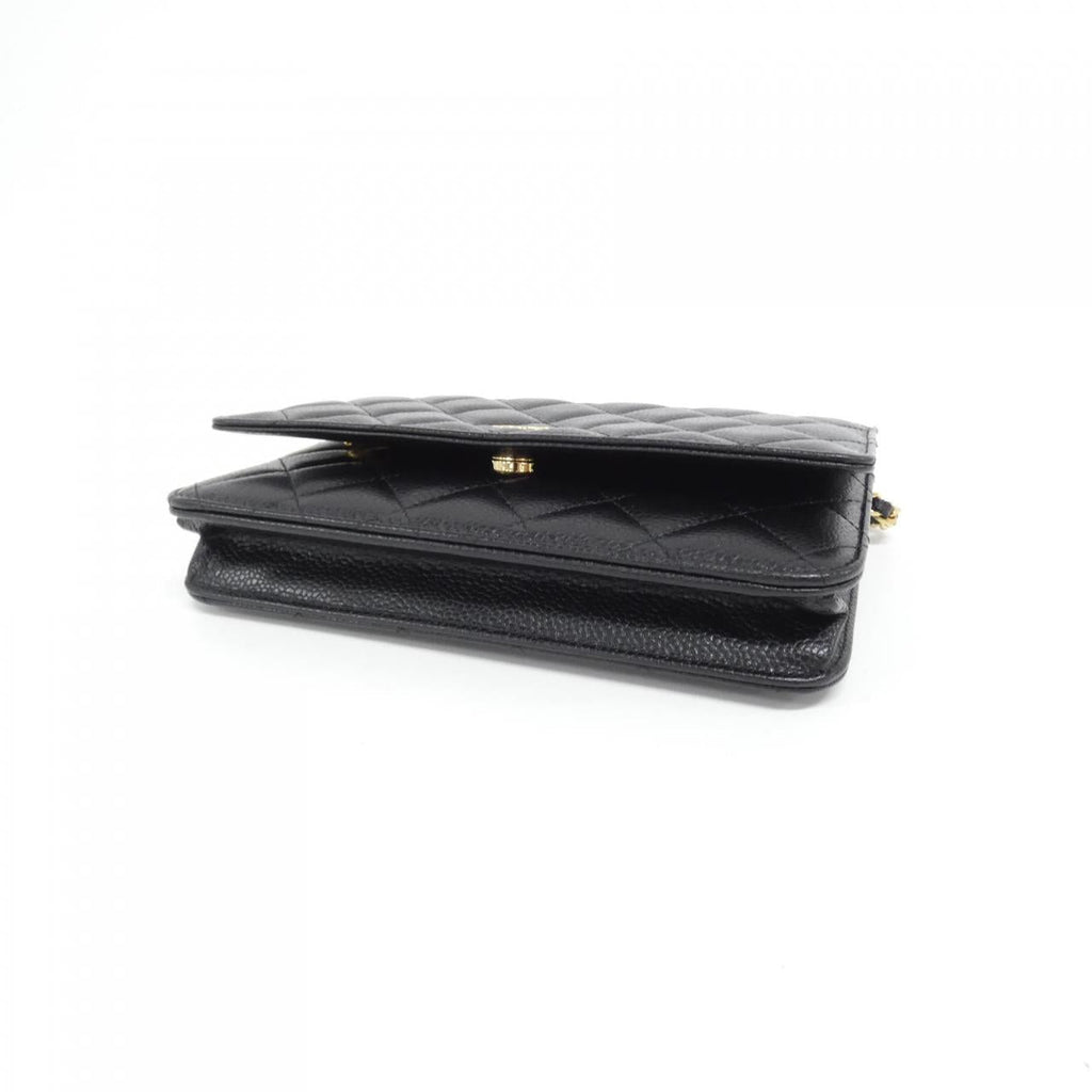 Chanel Timeless Classic Caviar Skin Wallet on Chain